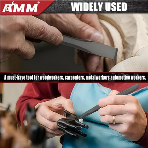 AMM 16PC Heavy Duty Punch Chisel Set, Cr-V for Metal Wood Automotive - size: 16PC