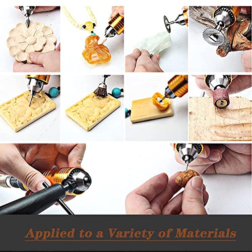 1000W 30000RPM Electric Flex Shaft Rotary Tool Foot Pedal Control Flex Shaft Hanging Grinder Carver Can Forward-Reverse Rotation, Multi-function Kit with Accessories for Carve-Buffing Diy Craft work - size: 1000W Chuck 0.4-6.5mm