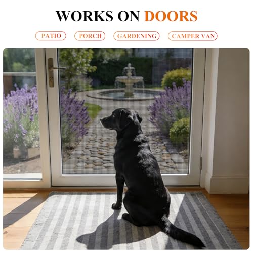 MAGZO Pet Proof Window&Door Screen Roll, 36" W x 100', Black - color: Black, size: 36"W x 100'L(Roll)