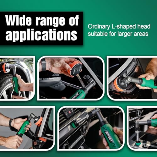 BATOCA S6 Mini Cordless Polisher 2 Heads for Car/Motorcycles Detailing Kit - size: Pro kit with 2 batteries