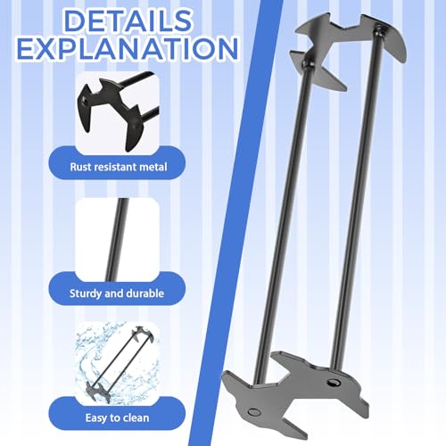 Multifunctional Sink Wrench Faucet Tool, Adjustable Basin Wrench Set, 360° Rotatable Sink Wrench for 21-32mm Faucet Nuts, Plumbing Tool for Kitchen Bathroom Under Sink Installation & Repair