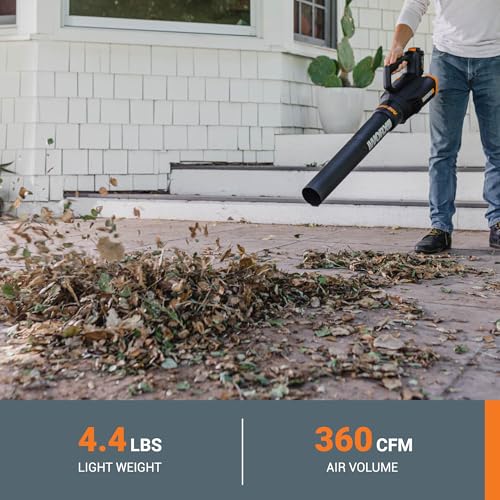 Worx 20V 12" Weed Wacker, 360CFM Blower & 22" Hedge Trimmer Kit, WG931 - style: 12" Trimmer & 360 CFM Blower & 22" Hedge Trimmer