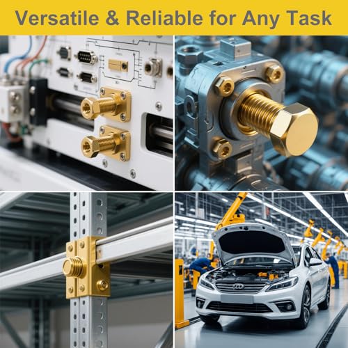 988pcs Grade 8.8 Metric Bolt Assortment, M4 M5 M6 M8 Heavy Duty Bolts and Nuts Kit, Yellow Zinc Plated, Length from 12-30mm - size: M4, M5, M6, M8-988pcs