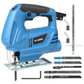 4.5Amp Corded Jig Saw 3000 RPM 6-Speed Wood Cutter Hand Saw