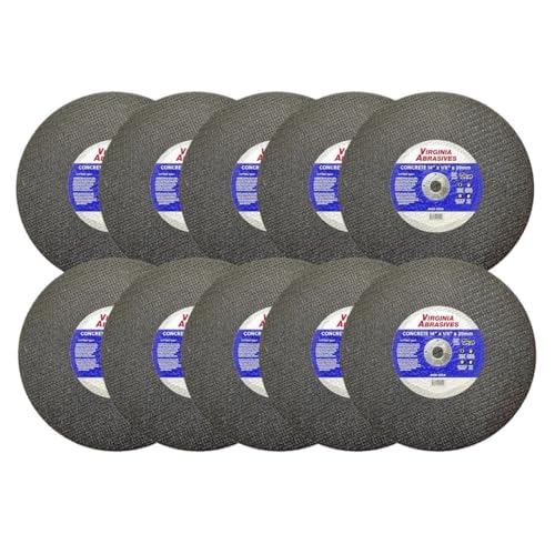 14" Metal Cut Off Wheel, 14 x 1/8 x 1, Chop Saw Blade, 90° Cuts, 10 Pack - style: 14" x 1/8" x 1"