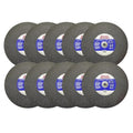 14" Metal Cut Off Wheel, 14 x 1/8 x 1, Chop Saw Blade, 90° Cuts, 10 Pack - style: 14" x 1/8" x 1"
