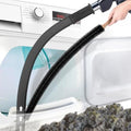 PetOde 2Pcs Dryer Vent Cleaner Kit Universal Vacuum Hose Attachment & Brush - color: Black