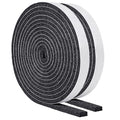 Yotache Open Cell Self-Adhesive Foam Seal Tape 1/2" x1/4", 13 FT x 2Pcs | Weather Stripping for Door Insulation, Soundproof, Weatherstrip - size: (0.5"×1/4") 26FT