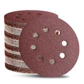 100pcs 5 Inch 8-Hole Sanding Discs Hook and Loop Sandpaper 40 60 80 120 220 320 400 600 Grits Sandpaper Sander Round Sand Paper for Random Orbital Sander - style: 100pcs 40-600 Assort Grit