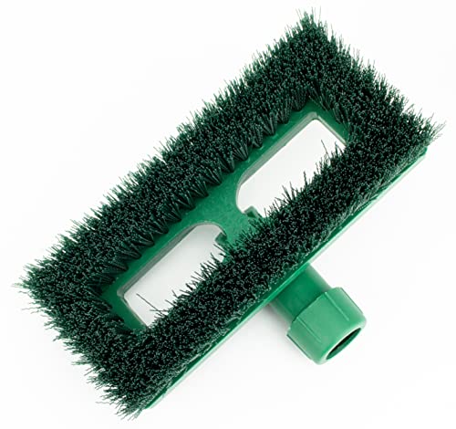 SPARTA 3638831EC09 Polyester Rectangle Scrub Brush, Floor Brush, Cleaning Brush With Swivel Head For Cleaning, 8 Inches, Green - color: Green