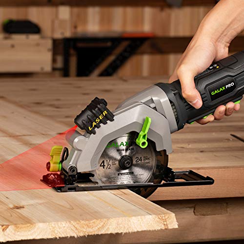 GALAX PRO 4Amp 3500RPM Circular Saw with Laser Guide - style: 4.0A Corded Circular Saw