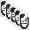 Large Zip Ties 36 inch (250 Pack), Long Zip Ties Heavy Duty with 250 lb Tensile Strength, Big Cable Ties, Black, by ANOSON - size: 36"/250 pk (250 Lb)