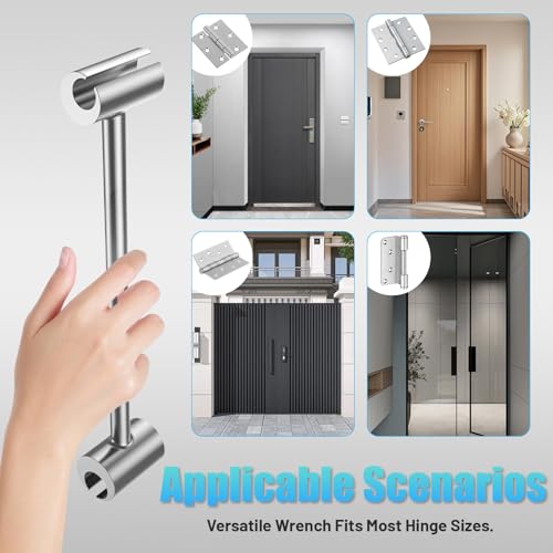 Door Hinge Adjustment Tool, 2 Pack, 0.55"-0.75" & 0.9"-0.98"