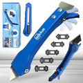 3 in 1 Silicone Caulking Tool, High Quailty Grout Removal Tool and Sealant Finishing Scraper with Stainless Steelhead, Caulk Remover Tool Kit for Window, Kitchen, Floor, and Sink Joint - style: Professional Tool Kits