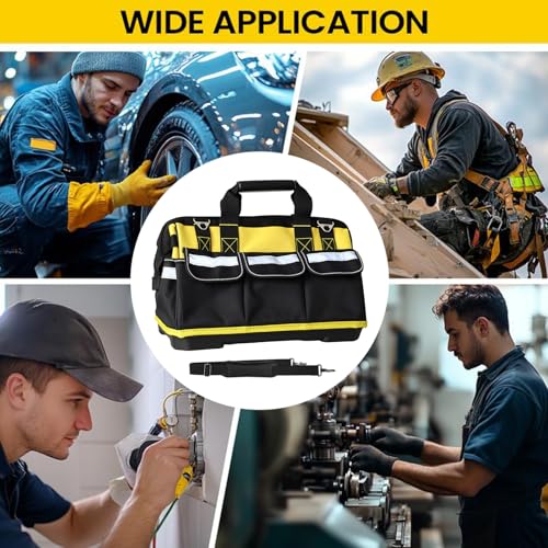 Heavy Duty Tool Bag with Waterproof Bottom