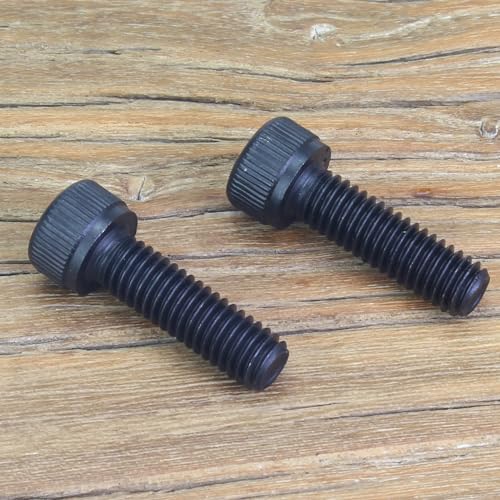 35 Pieces M6 x 20mm Socket Head Cap Screws, Thread Pitch 1.0mm, Sutemribor M6 Black Screws, 12.9 Grade Alloy Steel, Black Oxide Finish, Fully Threaded - size: M6 x 20mm, style: Socket Head