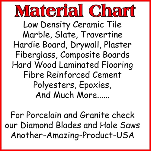 Fiberglass U Shank Scroll Jigsaw Blades Set 5 Carbide Grit Jigsaw Blades U Shank for Drywall Hardie Cement Backer Board Cement Siding Jigsaw U Shank Scroll Carbide Grit Jig Saw Blades for Curve Cuts