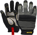 KAYGO Work Gloves Men, Mechanic Utility with Excellent Grip, KG125 - color: Gray, size: XX-Large