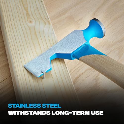 OX 12 oz Drywall Hammer Hatchet Combo - Nail & Wall Puller, Milled Face - style: 12-oz Drywall Hammer