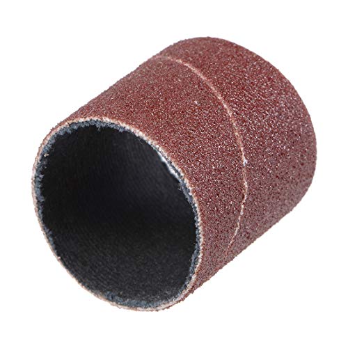 uxcell 1 Inch x 1 Inch Sanding Sleeves 120 Grits Sandpapers Band Drums 10 Pcs - size: 120 Grits