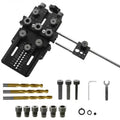 Dowel Jig Kit with Quick Positive Stop and Self-Centering, Doweling Jig for Woodworking, Adjustable and Precise Doweling Jig for Perfect Joints, Ideal for Cabinet, Furniture, and DIY Projects