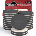 Yelanon Felt Furniture Sliders 20 Pcs 3.5" Round for Hardwood & Tile - size: 20pcs 3.5"