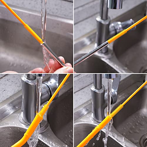 Silicone Straw Brush 4 Pack, Teal