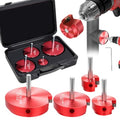 4-Piece PVC Pipe Reamer Kit for 1/2" Drills - 1-1/4",2",3",4” Inner Cutter Tool Reamer for PVC, CPVC, ABS, Conduit & Industrial Pipe, SCH40 Repairs, Pipes Fitting Saver - size: JD-4PCS