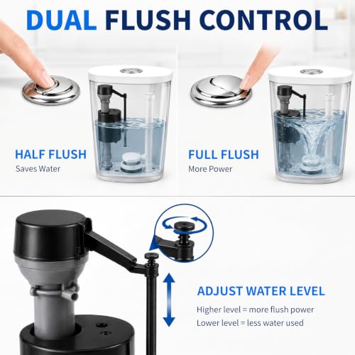 3-Inch Dual Flush Valve Replacement Kit – Fix Weak Flush & Leaks