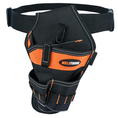 MELOTOUGH Left/Right Handed Belt Cordless Drill Holster for Tool Belt Drill Pouch Impact Driver Holster for Drill bits