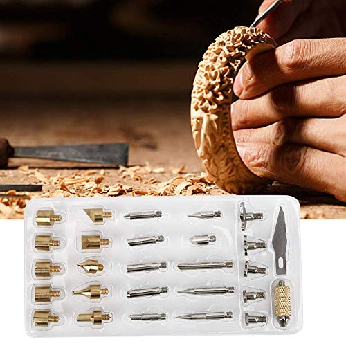 28Pcs Soldering Iron Tips Kit Wood Burning Pen Tips Soldering Iron Replacement Tips Pyrography Craft Tool, Solder Soldering Iron Tip