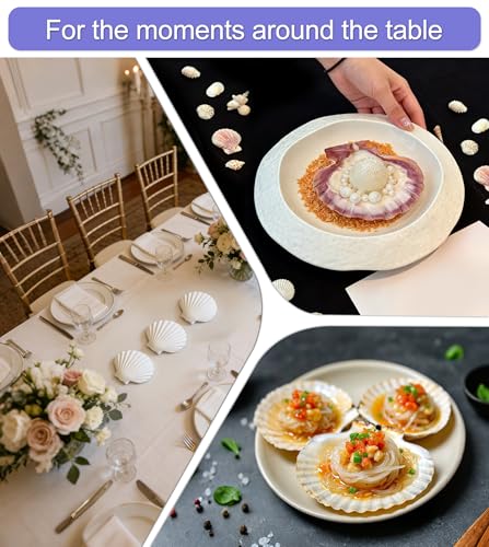 denking Large Scallop Shells, 30 PCS, 4-5 Inch - color: 30pcs 4"-5"