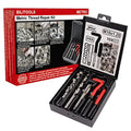 BILITOOLS M10x1.25 Thread Repair Kit, HSS Drill Helicoil Repair Kit Metric - size: M10 x 1.25, style: Metric