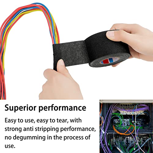Outus Cloth Electrical Wiring Harness Tape, 4 Roll, 2 Inch X 49.2 ft - size: 2 Inch x 49.2 ft