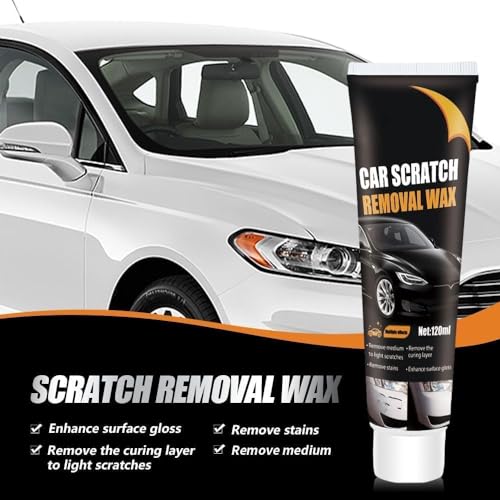 2PCS Car Scratch Remover Wax, Scratch Remover for Vehicles, 2026 Car Scratch Repair Paste Polishing Wax, Premium Car Scratch Remover Kit with Wipe & Sponge for Vehicles for Scratches