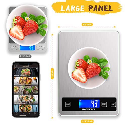 Cooking Master' 22lb Digital Kitchen Food Scale