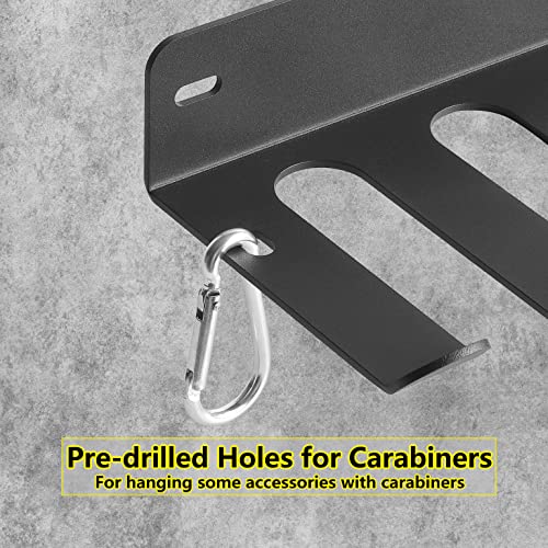 Multi-Purpose Gym Equipment Storage Rack Resistance Bands Storage Hanger Barbell Rack Heavy Duty Gym Rack for Exercise Bands, Lifting Belts and Jump Ropes - color: 17" / 8 prongs