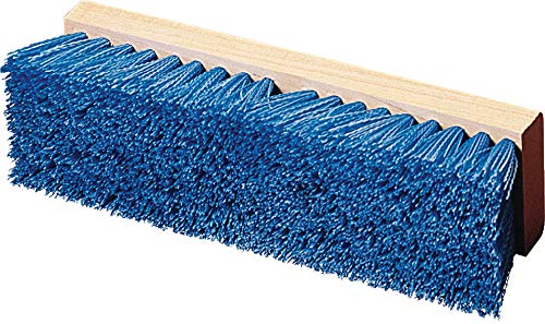 Carlisle FoodService Products 36193P14 Blue Color, 10" Polypropylene Deck Scrub Brush (Pack of 12) - size: 10 inches (Pack of 12)