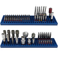 Free Zone Bit Organizer Set, 316-Hole 1/4" Hex Bit Toolbox Storage - color: Blue