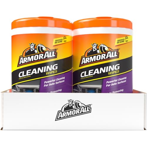 Armor All Car Cleaning Wipes, Wipes for Car Interior and Car-Exterior, 90-Wipes Each (Pack of 6) - size: 90 Count (Pack of 6)