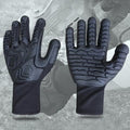 Pro-Grade TPE Anti-Vibration Non-Slip Gloves, Heavy Duty Work Gloves, Reinforced Grip for Construction/Machinery - color: Shockproof-xl