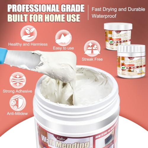 Drywall Repair Kit, 17.6oz Wall Patch Set for Fast Wall Hole Repair - size: 17.6oz