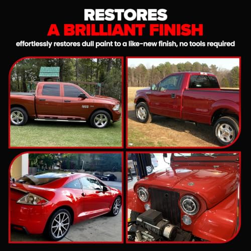 Carfidant Red Scratch & Swirl Remover Polish for Red Cars & Restorer - style: Red Scratch Remover Kit