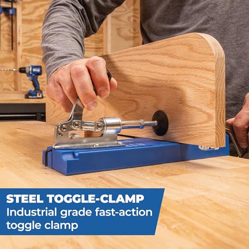 Kreg K4 System - With R3 Jig, Drilling Guide & Dust Collection - Adjustable, Versatile Jig - Create Rock-Solid Joints - For Materials 1/2" to 1 1/2" Thick - K4SYSTEM