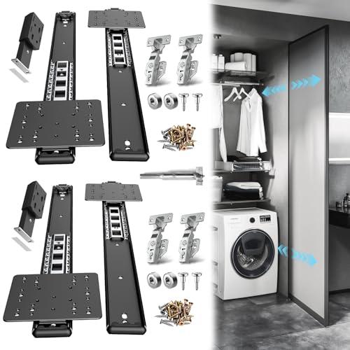 Pocket Door Slides,Cabinet Pocket Door Slide,for Cabinet Door(4PCS,20in) - size: 20in, style: 4PCS