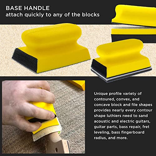 Dura-Gold Luthier Acoustic Guitar Master Woodworker Hand Sanding Block Set - size: 10-Piece