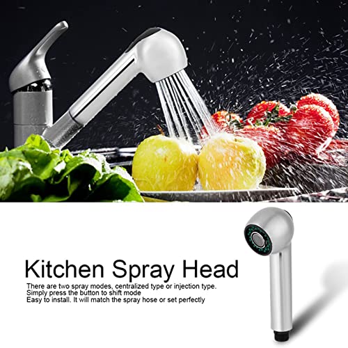 Pull Out Sprayer Head, Kitchen Sink Pull Down Faucet Replacement Tap Nozzle Bathroom Shower Spray Spare Parts