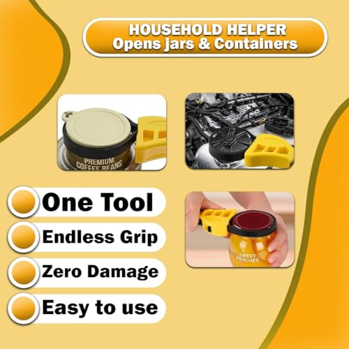 2-Pack Adjustable Rubber Strap Wrench Set, 6" & 8" Non-Slip Oil Filter Wrench and Jar Opener, Universal Plumbing Tool for Water Filter, Shower Head, Sink Drain, Faucet and Pipe Removal
