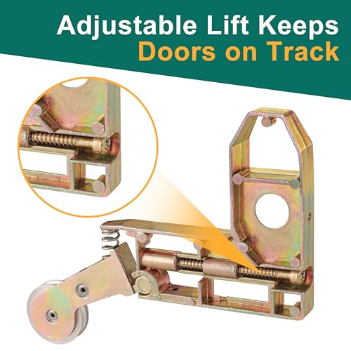 2Pack Sliding Screen Door Corner Rollers, 1" O.D Concave Replacement Roller
