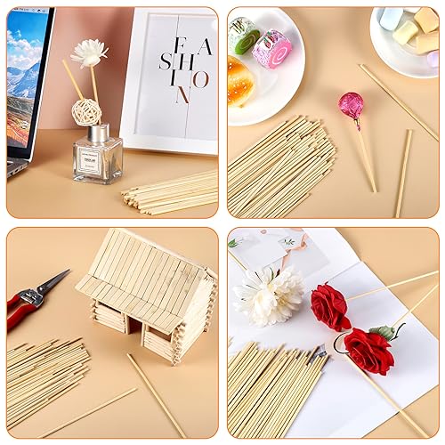 50 Pcs Dowel Rods, 1/8 x 12 Inch Wooden Dowels Craft Sticks - size: 1/8 x 12 Inch(50 PCS)